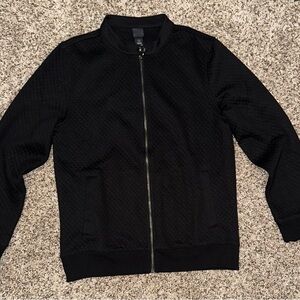 Chic Black Quilted Jacket
